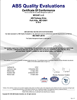 Certificado de Registro ISO 9001:2015,  MOCAP Park Hills, MO