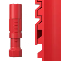 Tubo de bloqueo extensible redondo