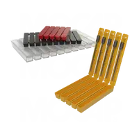 Empaque para herramientas y matrices con compartimentos individuales desmontables.